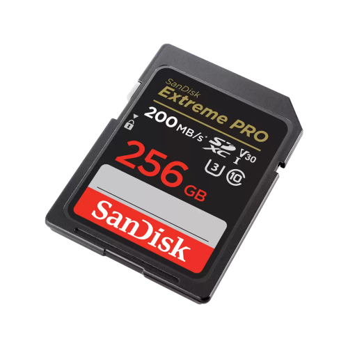 Cartão de Memória SDXC SanDisk Extreme PRO 256GB (200MB/s) UHS-I, U3, V30