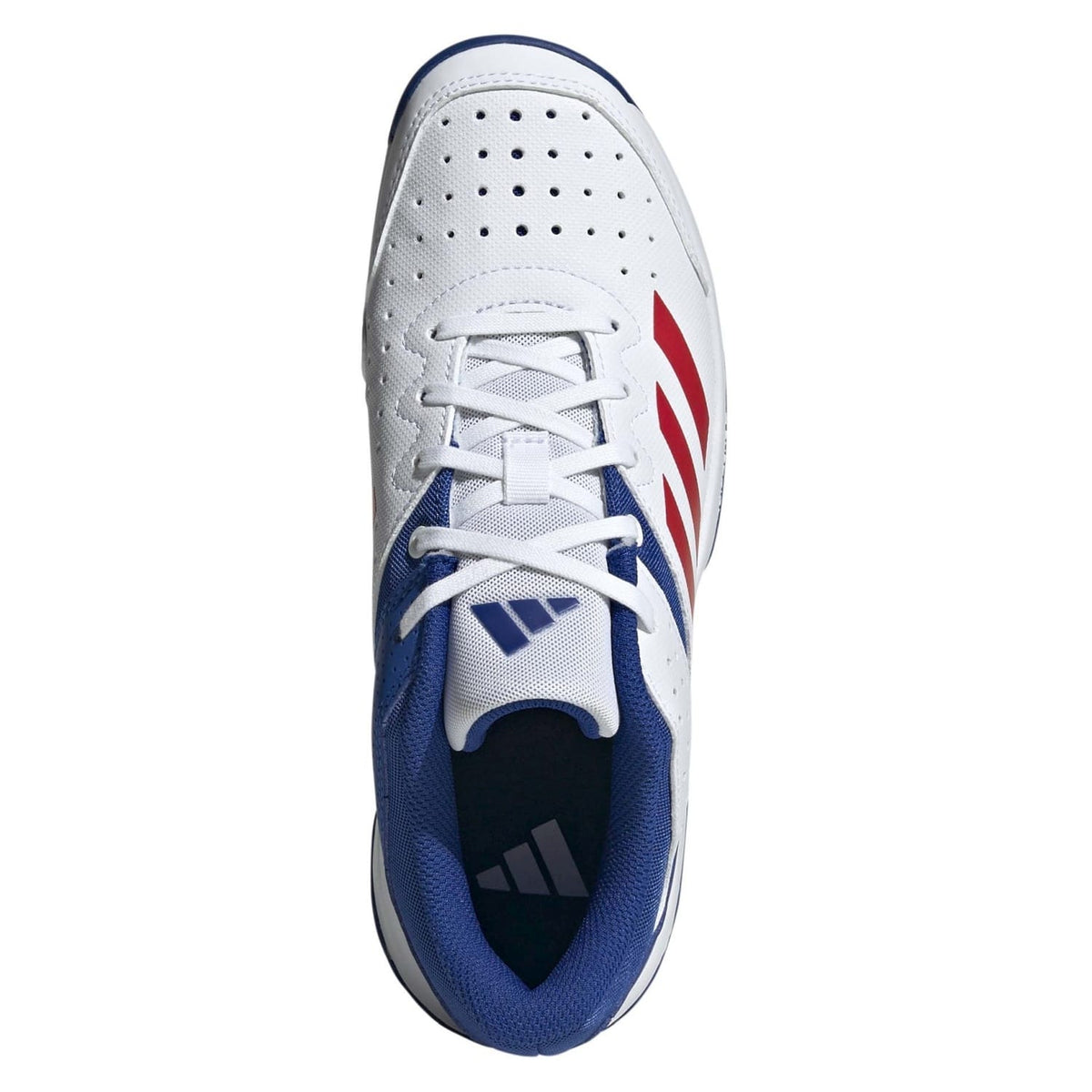 Adidas Court Stabil Jr – Branco e Azul