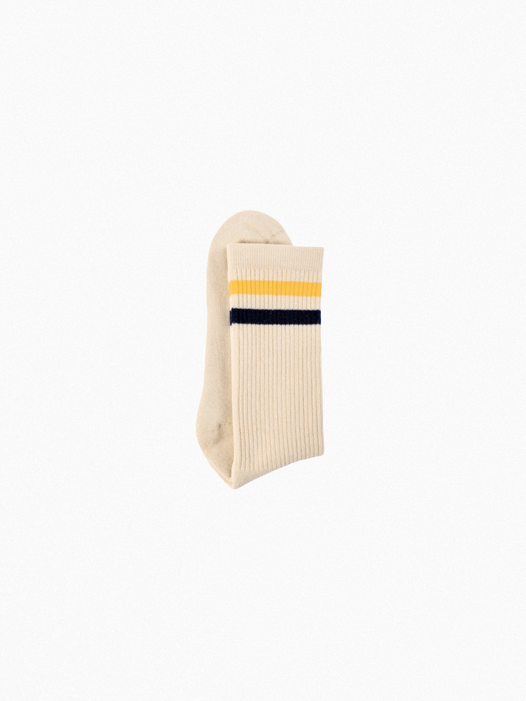 Meias Desportivas Vintage The Captain Socks – Cru, Amarelo e Azul