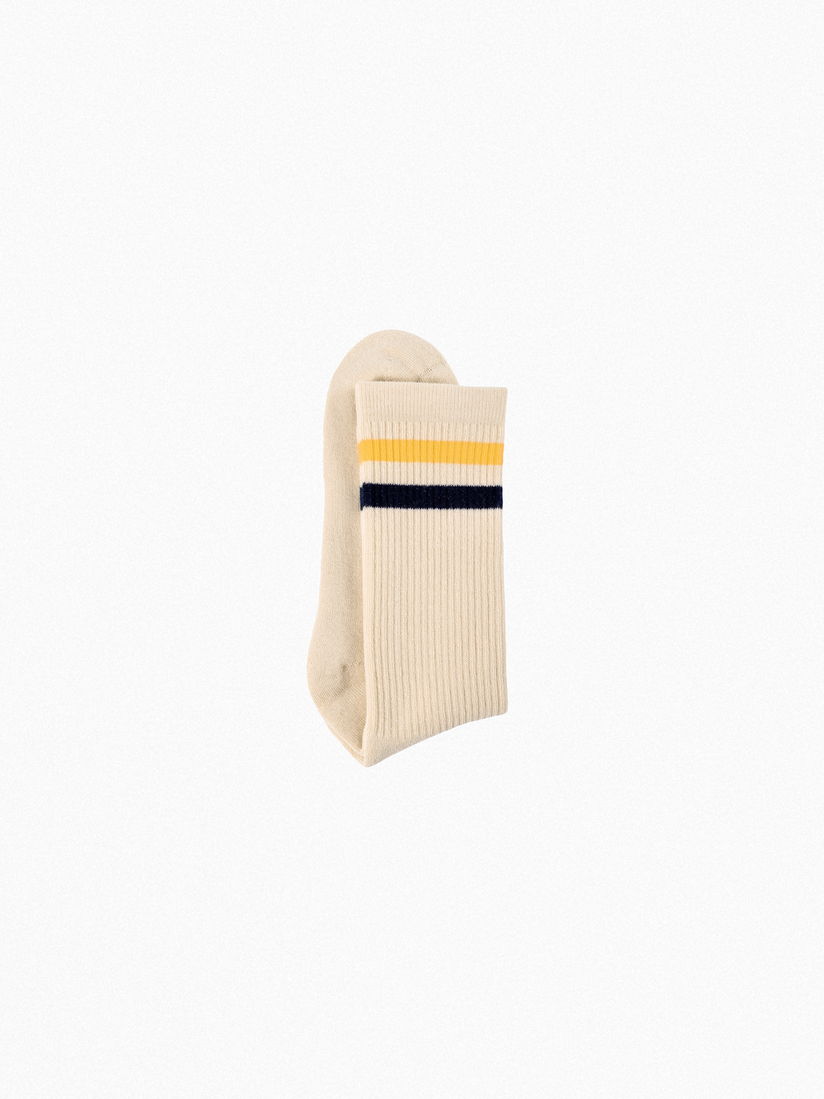Meias Desportivas Vintage The Captain Socks – Cru, Amarelo e Azul