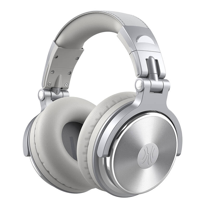 Auscultadores com Fio OneOdio Pro 10 Prateados, Over-Ear, para DJ e Estúdio