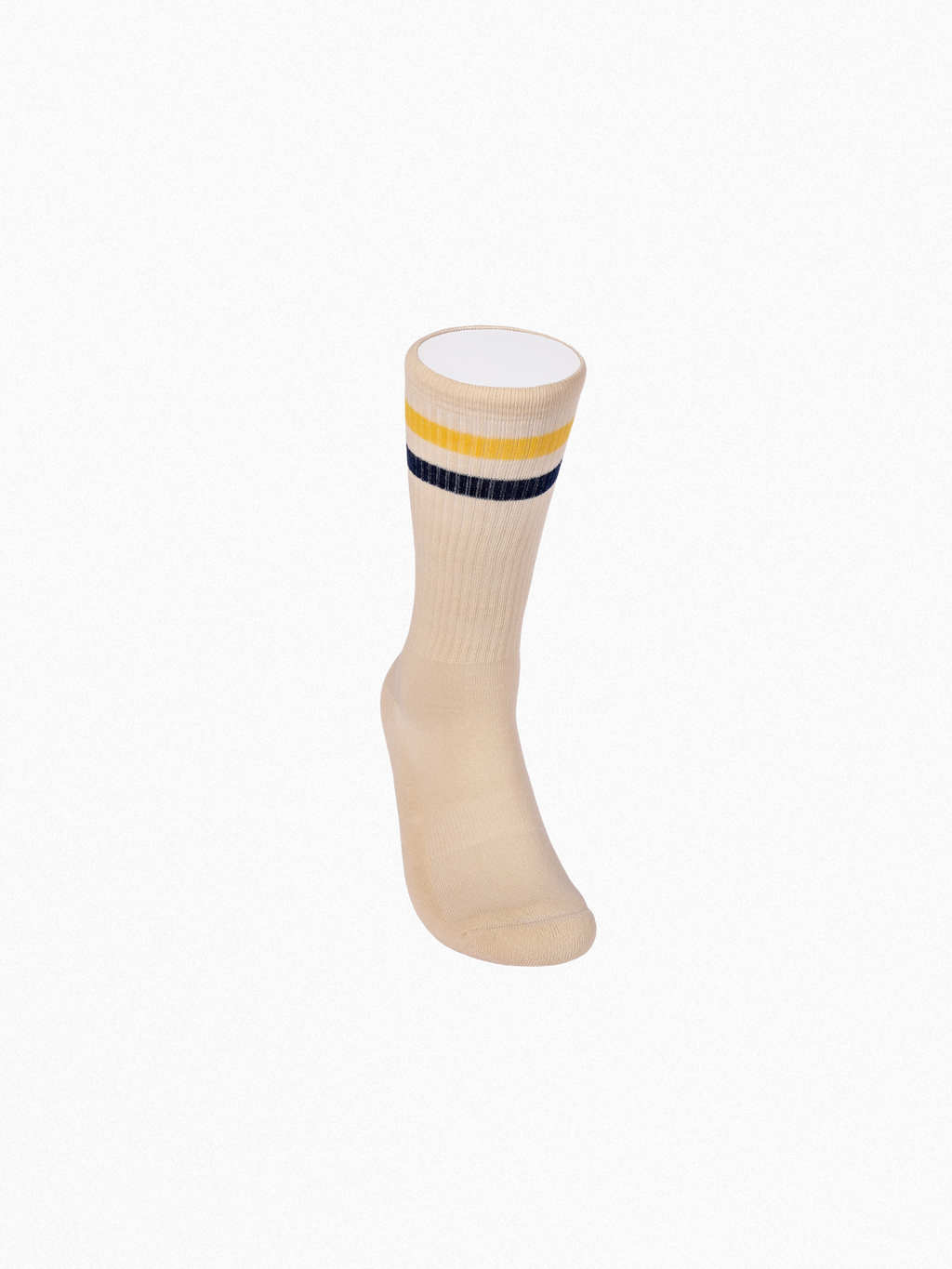 Meias Desportivas Vintage The Captain Socks – Cru, Amarelo e Azul