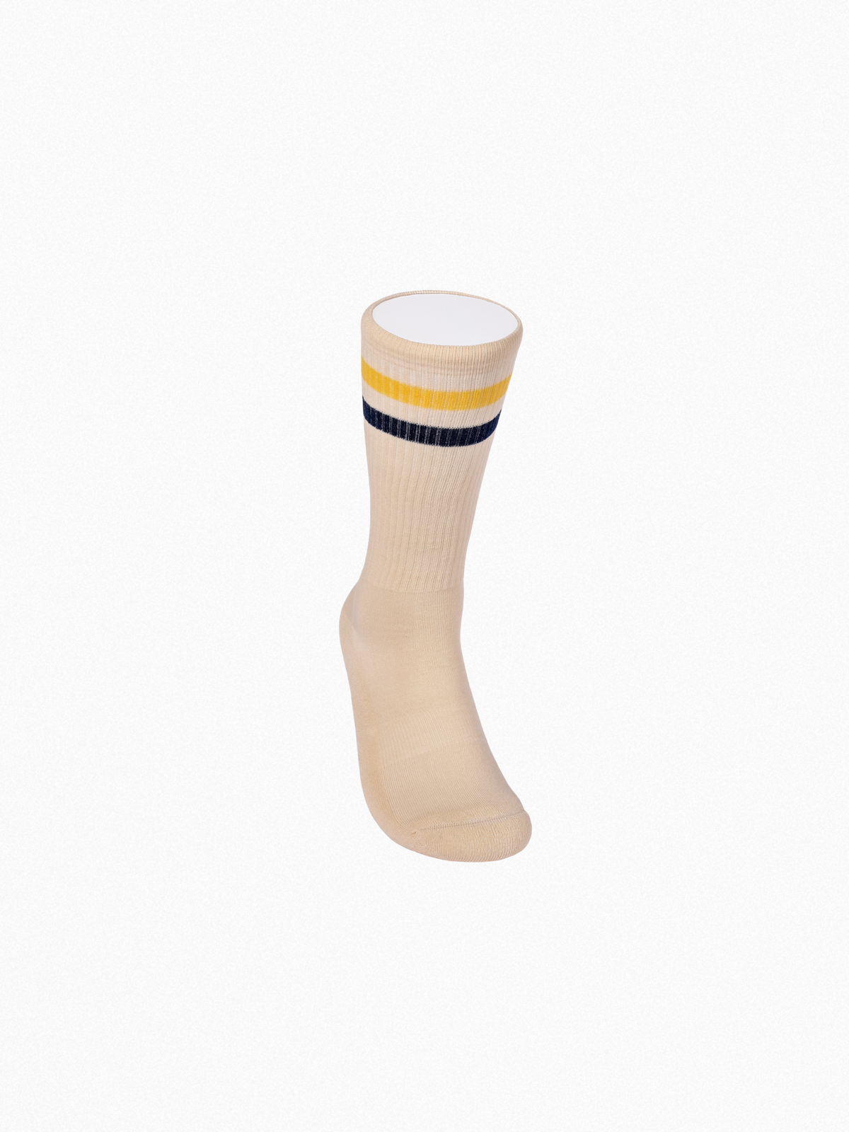 Meias Desportivas Vintage The Captain Socks – Cru, Amarelo e Azul