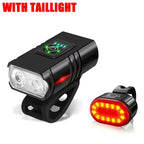 Luz de Bicicleta LED Recarregável com Powerbank