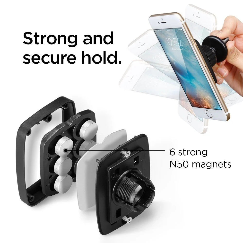 Suporte Telemóvel para Carro Spigen H12 para Ventilação de Carro Magnético / Preto