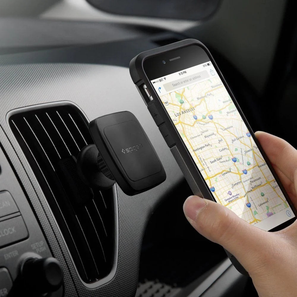 Suporte Telemóvel para Carro Spigen H12 para Ventilação de Carro Magnético / Preto
