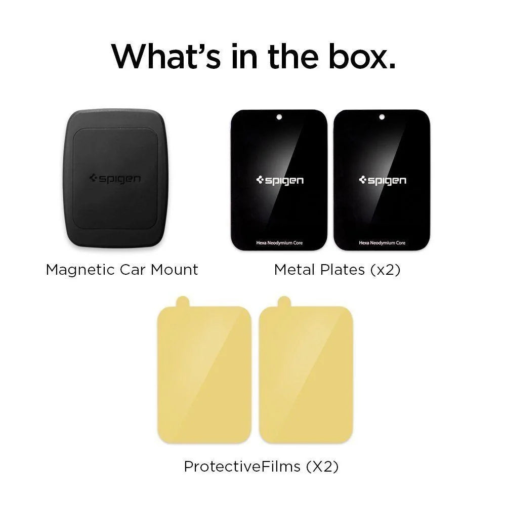 Suporte Telemóvel para Carro Spigen H12 para Ventilação de Carro Magnético / Preto