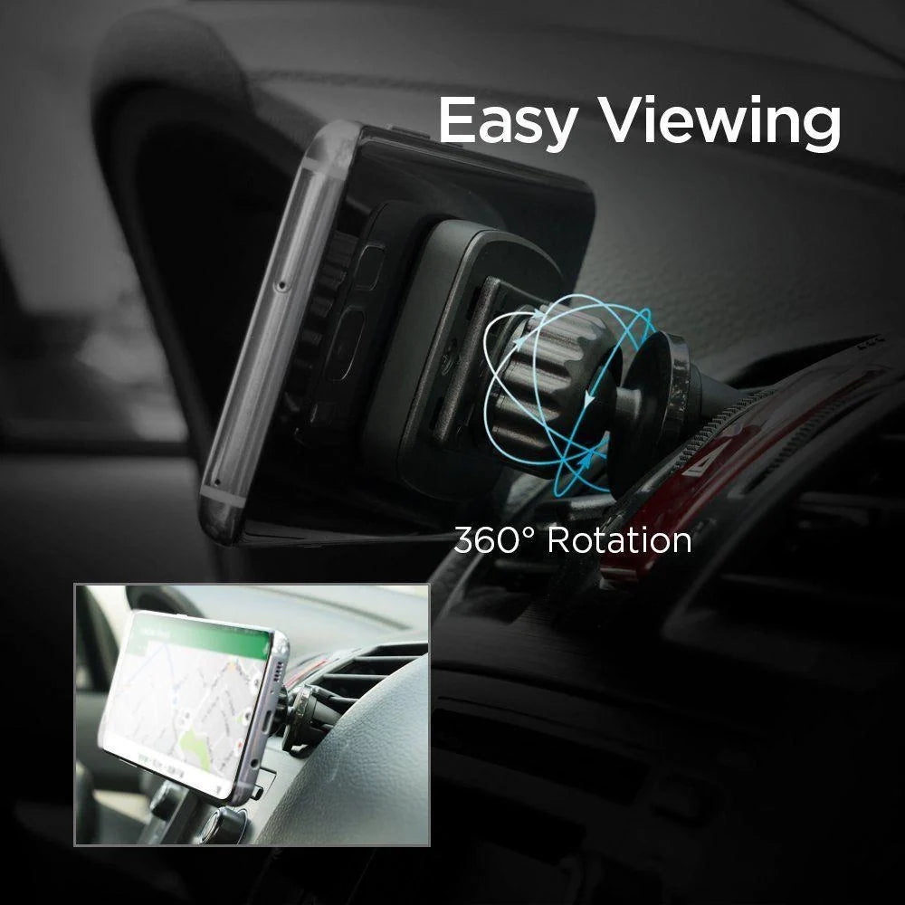 Suporte Telemóvel para Carro Spigen H12 para Ventilação de Carro Magnético / Preto