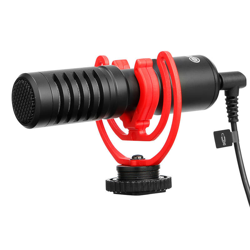 Microfone Boya BY-MM1+ Cardioide 3,5 mm para Smartphone e Câmara