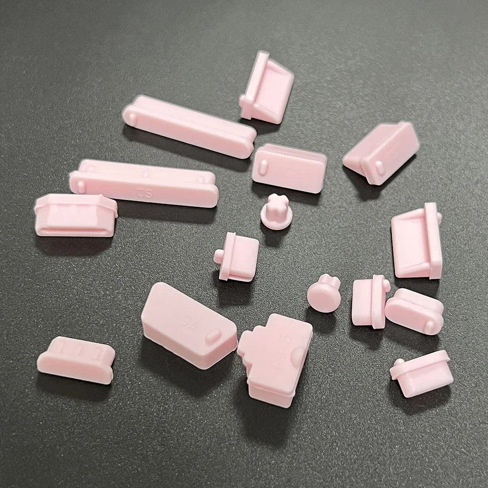 Tampas Anti-Pó em Silicone para Portas do Portátil, 16 Peças