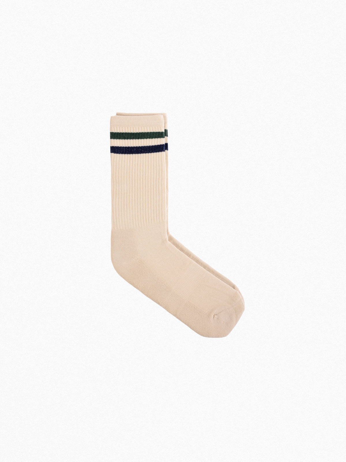 Meias Desportivas Vintage The Captain Socks – Cru, Verde e Azul