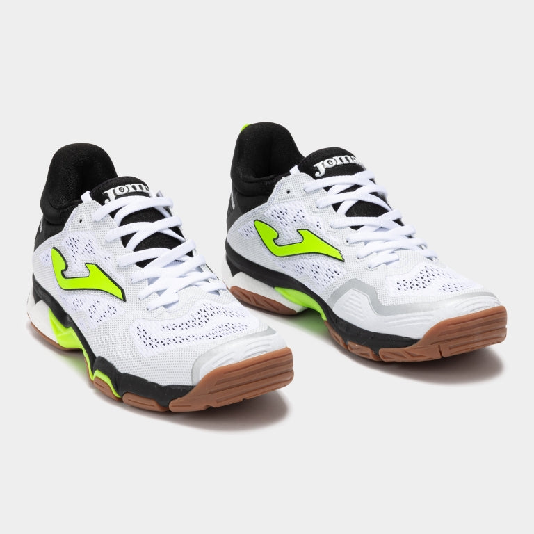 Sapatilhas de Andebol Joma B.Breston – Branco, Preto e Amarelo-lima