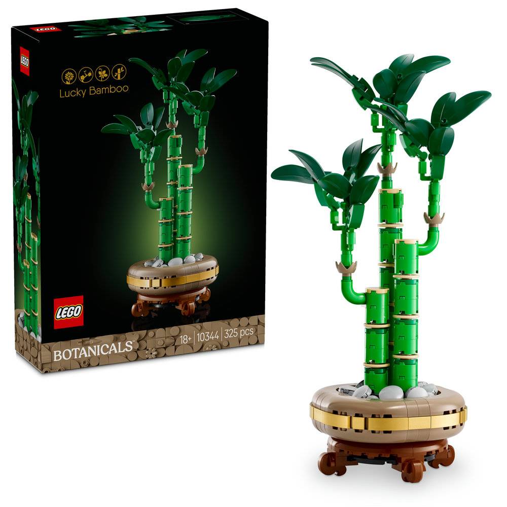 LEGO Botanical: Bambu da Sorte | Idades 18+ | 325 Peças | Item 10344
