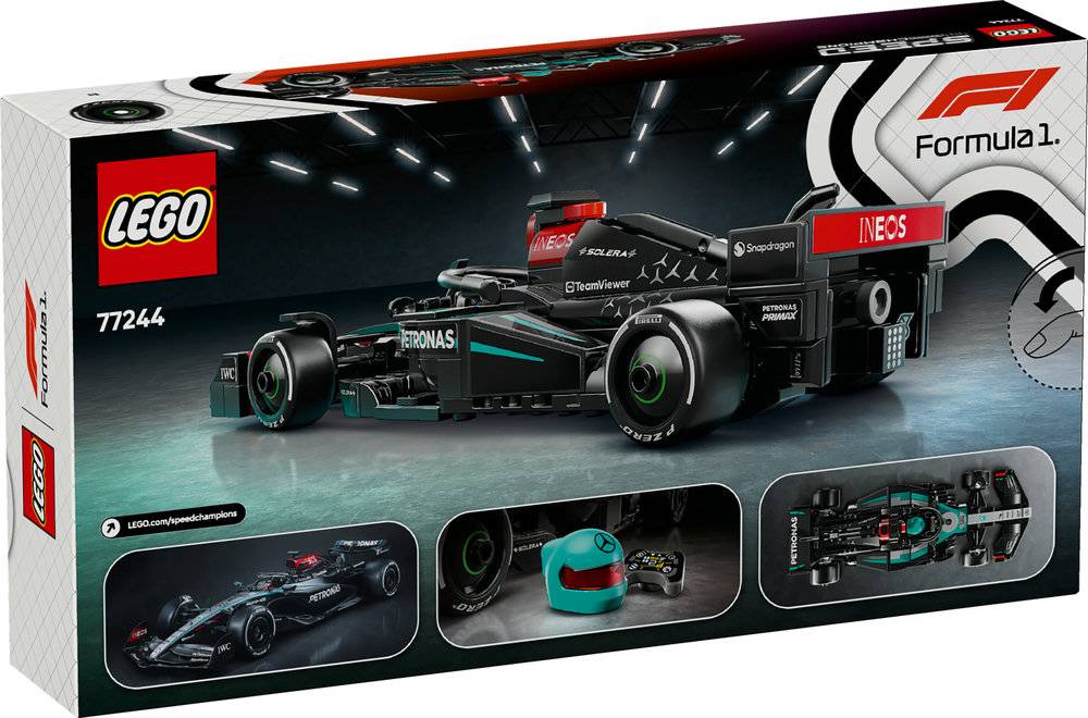 LEGO Speed Champions: Carro de Corrida Mercedes-AMG F1® W15 | Idades 10+ | 267 Peças | Item 77244