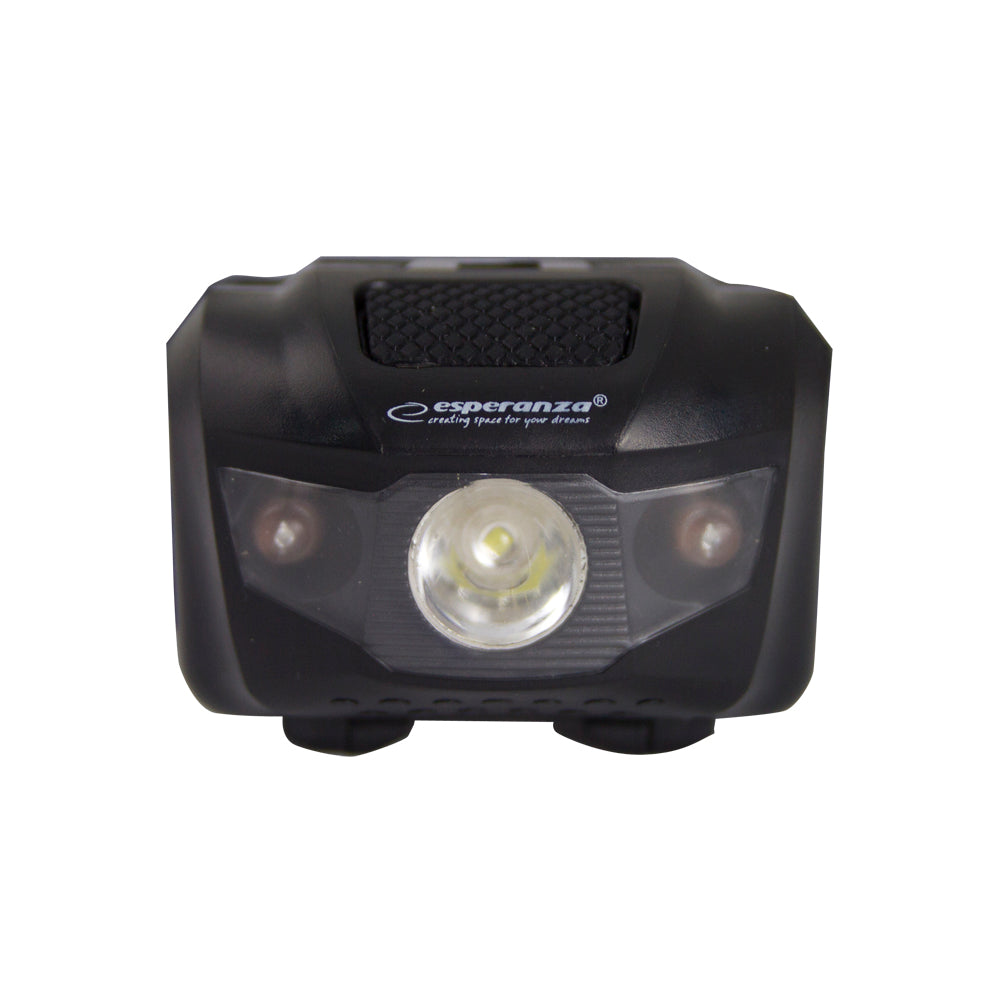 Lanterna de Cabeça LED Esperanza Antlia 5W + 2 LEDs Vermelhos (3x pilhas AAA não incluídas)