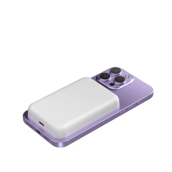 Powerbank Wozinsky Magnetic Mini 10000mAh 30W USB-C (Integrado) Cinza