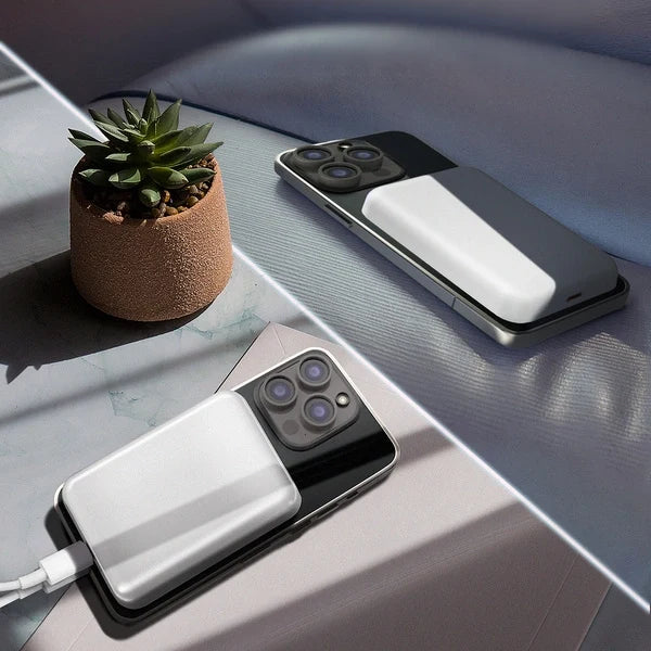 Powerbank Wozinsky Magnetic Mini 10000mAh 30W USB-C (Integrado) Cinza