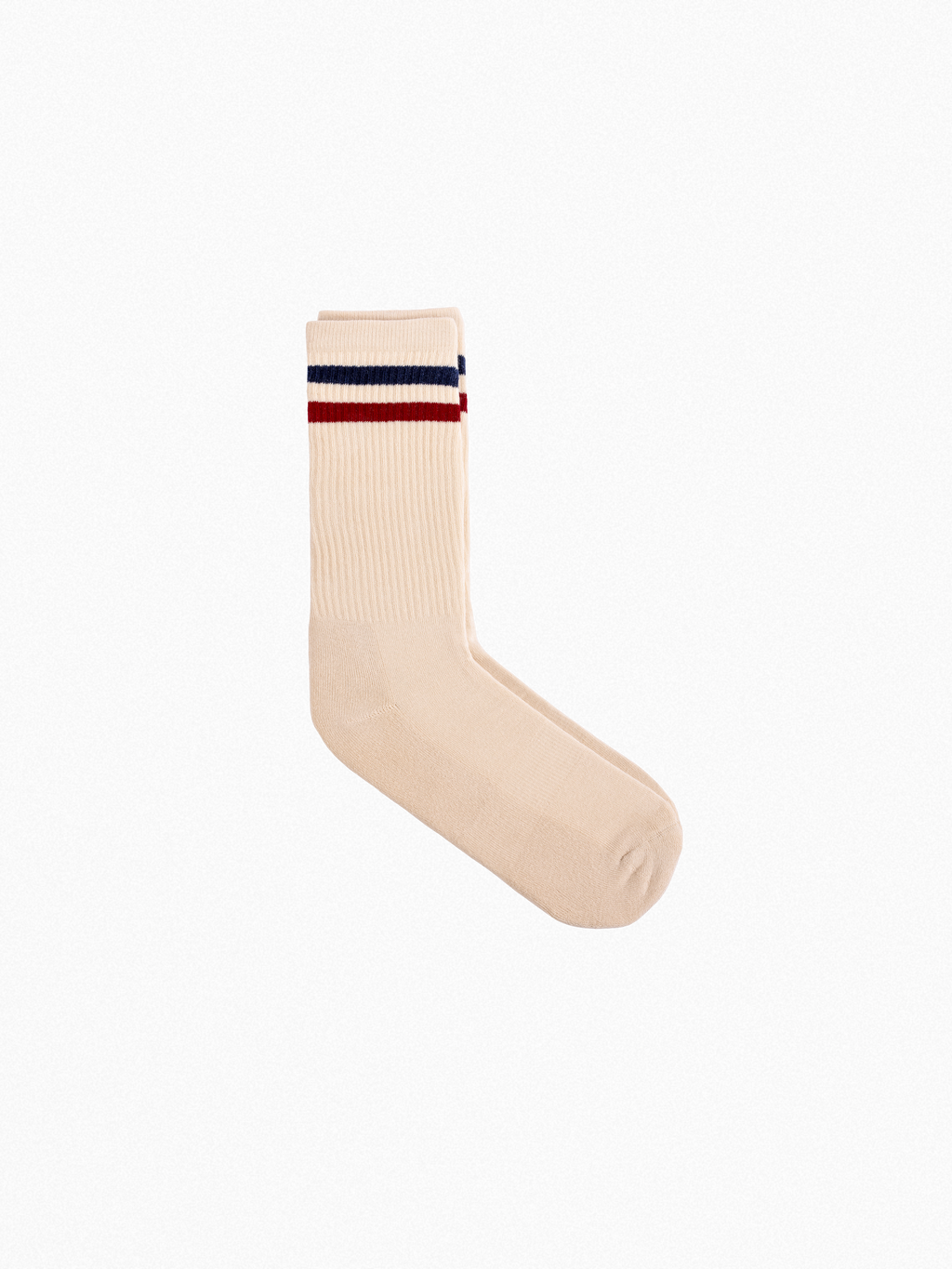 Meias Desportivas Vintage The Captain Socks – Cru, Vermelho e Azul