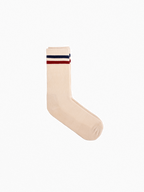 Meias Desportivas Vintage The Captain Socks – Cru, Vermelho e Azul