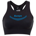 Top Desportivo Kempa Attitude Pro para Mulher – Preto e Azul