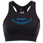 Top Desportivo Kempa Attitude Pro para Mulher – Preto e Azul