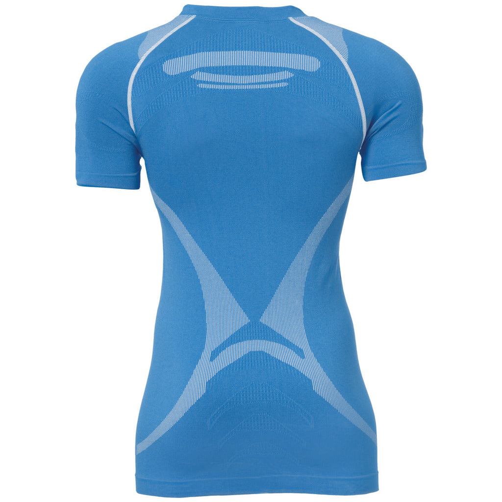 T-shirt Térmica Kempa Attitude Pro para Mulher – Azul-celeste
