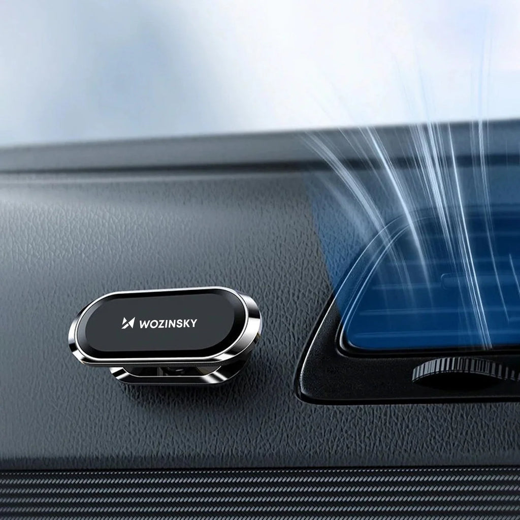 Suporte Magnético Auto-Adesivo 360 para Carro Wozinsky Prata