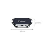 Suporte Magnético Auto-Adesivo 360 para Carro Wozinsky Prata