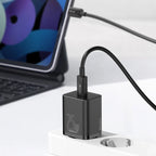 Carregador Baseus Super Si QC 3.0 PD 25W 3A + Cabo USB-C 1 m, Preto