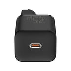Carregador Baseus Super Si QC 3.0 PD 25W 3A + Cabo USB-C 1 m, Preto