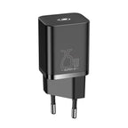 Carregador Baseus Super Si QC 3.0 PD 25W 3A + Cabo USB-C 1 m, Preto