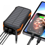 Power Bank Solar Choetech B658 10.000mAh com 2 Portas USB e Carregamento Qi 5W