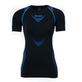 T-shirt Térmica Kempa Attitude Pro para Mulher – Preto e Azul