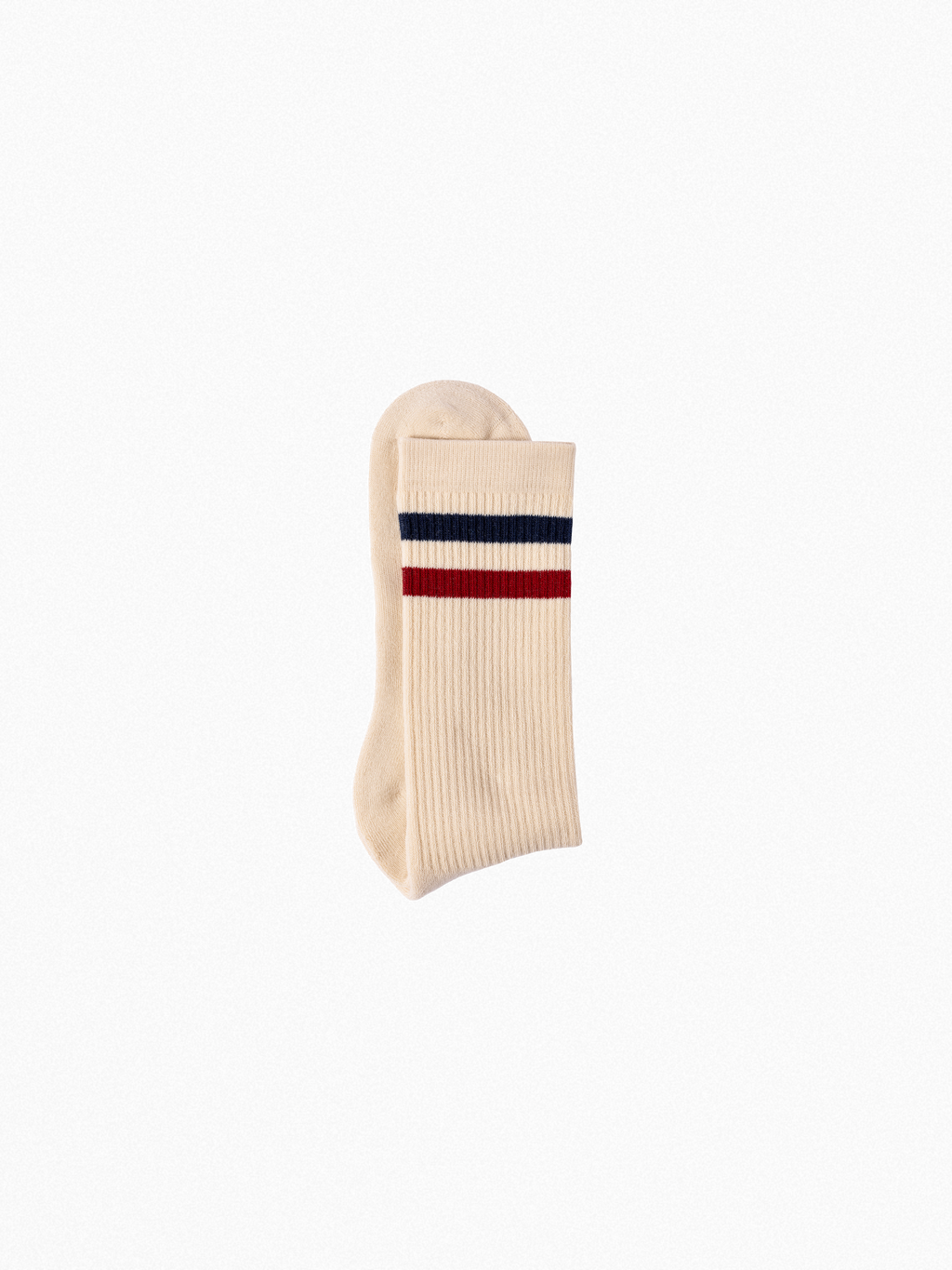Meias Desportivas Vintage The Captain Socks – Cru, Vermelho e Azul