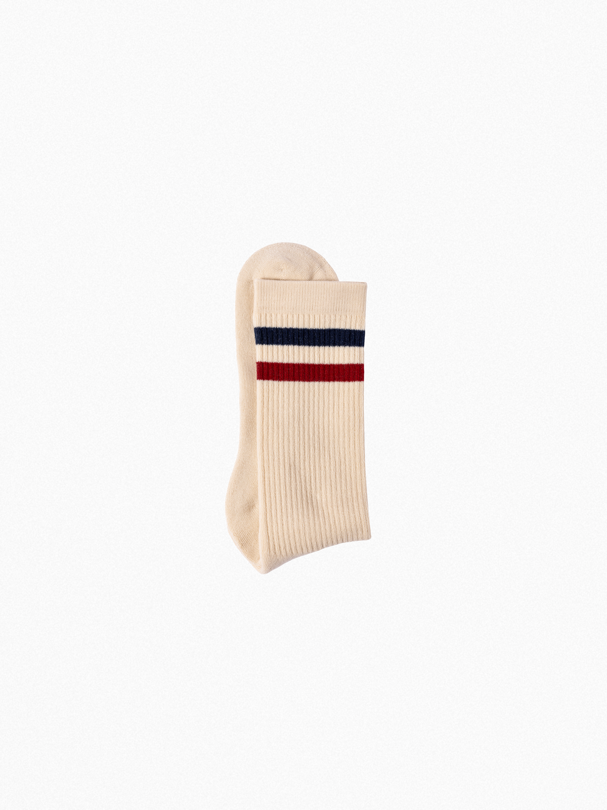 Meias Desportivas Vintage The Captain Socks – Cru, Vermelho e Azul