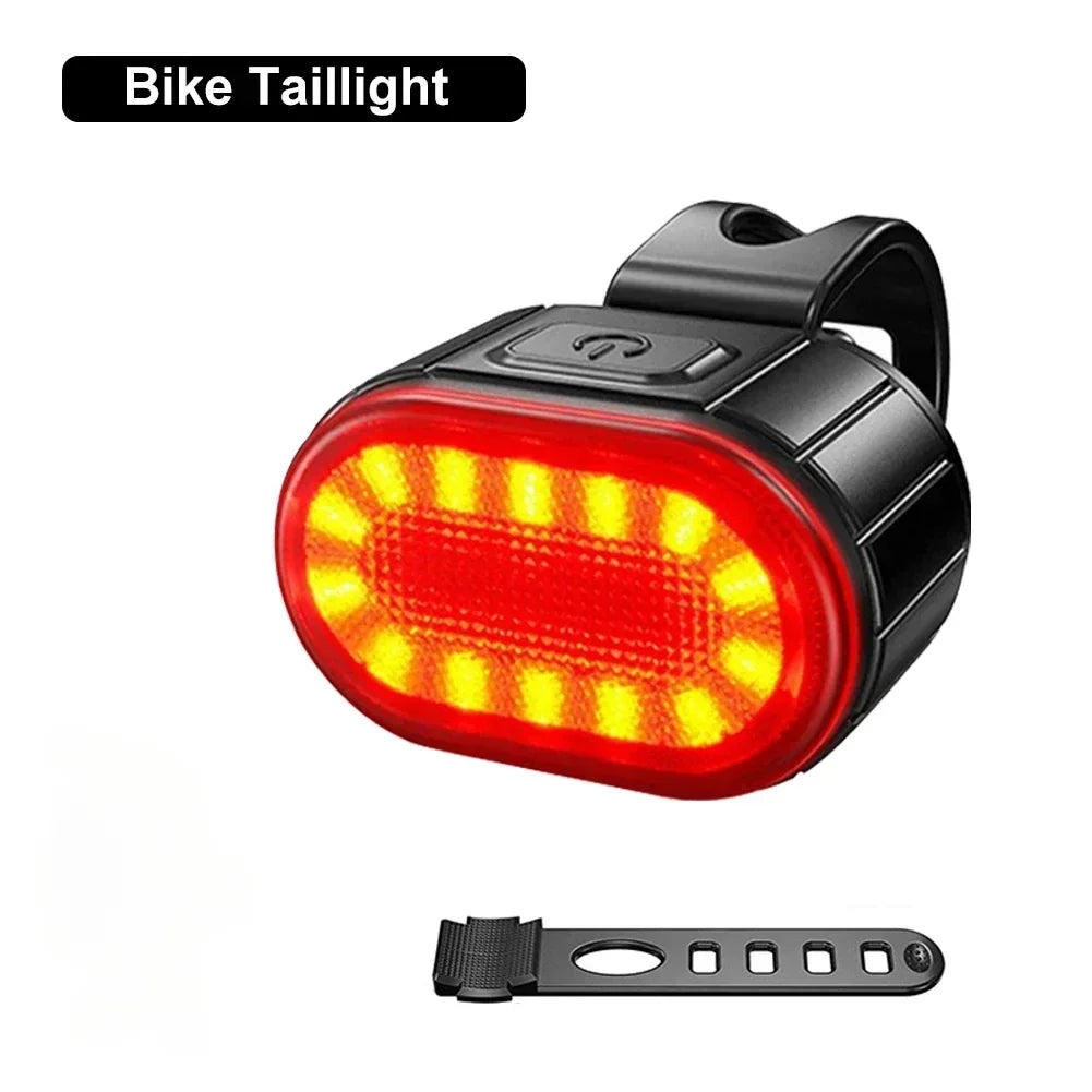 Luz de Bicicleta LED Recarregável com Powerbank