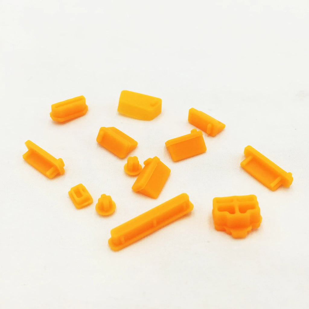 Tampas Anti-Pó em Silicone para Portas do Portátil, 16 Peças