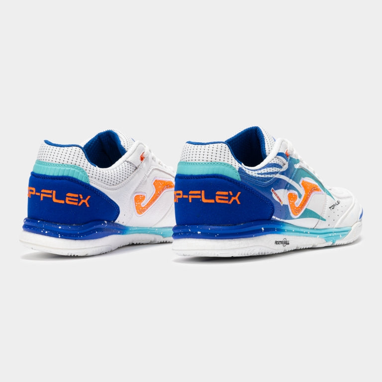 Sapatilhas de Futsal Joma Top Flex Rebound – Branco e Azul