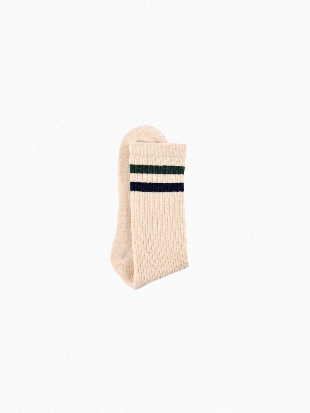 Meias Desportivas Vintage The Captain Socks – Cru, Verde e Azul