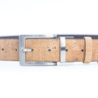 Cinto Reversível de Cortiça MB Cork L-875 para Homem – Natural e Castanho