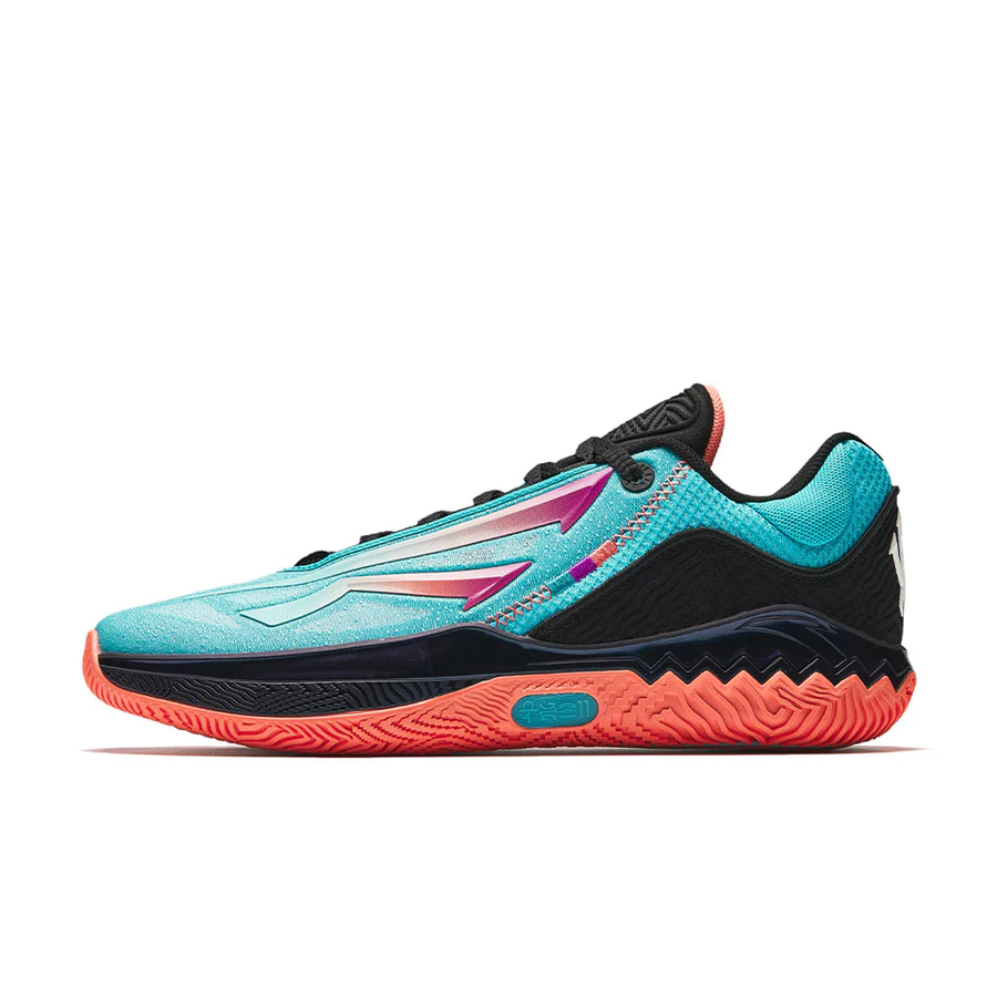 Sapatilhas de Basquetebol Anta KAI Speed 2 Twilight – Azul-turquesa e Vermelho