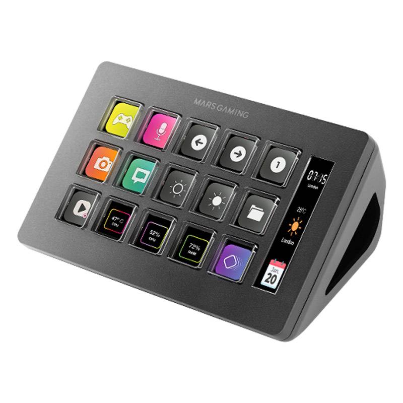 Control Deck Mars Gaming MSD-ONE Slim Preto
