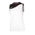 Camisola sem Mangas Mizuno Myou para Mulher – Branco e Preto