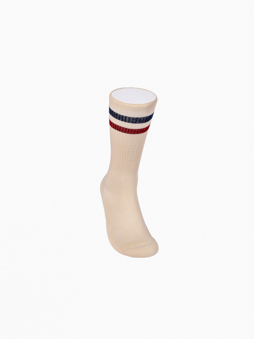 Meias Desportivas Vintage The Captain Socks – Cru, Vermelho e Azul