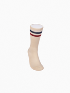 Meias Desportivas Vintage The Captain Socks – Cru, Vermelho e Azul