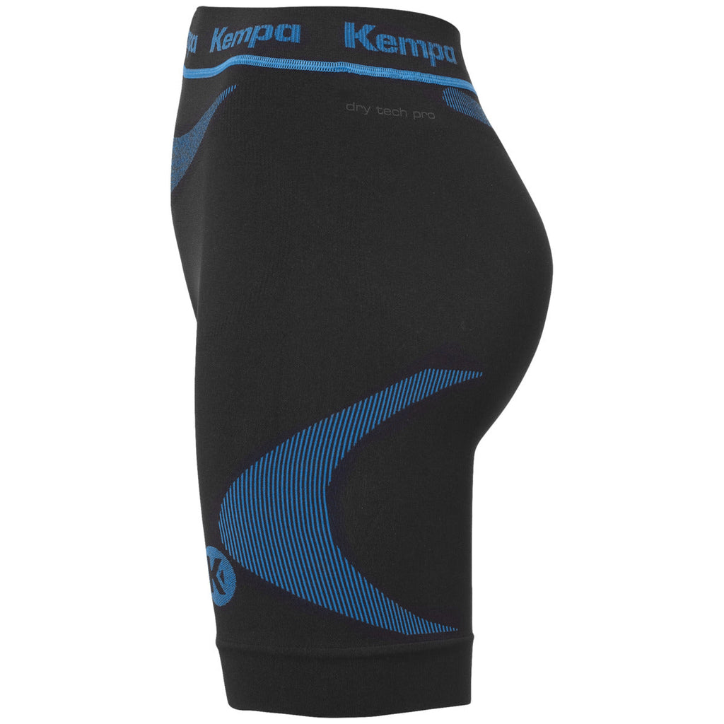 Calções Térmicos Kempa Attitude Pro para Mulher – Preto e Azul