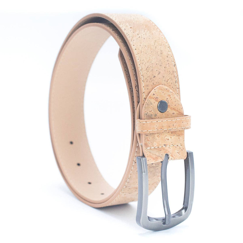 Cinto de Cortiça MB Cork L-066 para Homem – Natural