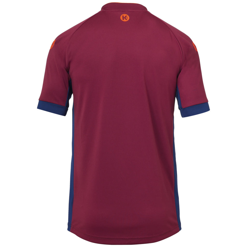 T-shirt Kempa Prime – Grená e Azul-marinho