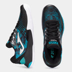 Sapatilhas de Ténis Joma Point – Preto e Azul-turquesa