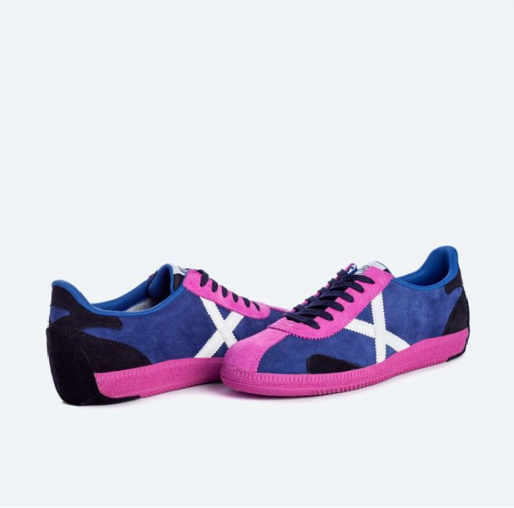 Sapatilhas de Andebol Munich Arquero 17 – Azul e Rosa